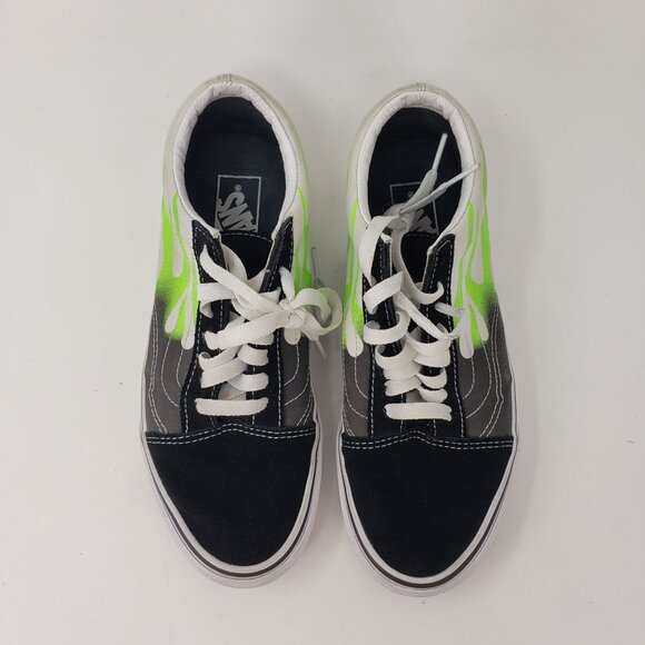 Vans Old Skool Flame Low Black Suede True White Men's 7.5/ Women’s 9 - Picture 7 of 10